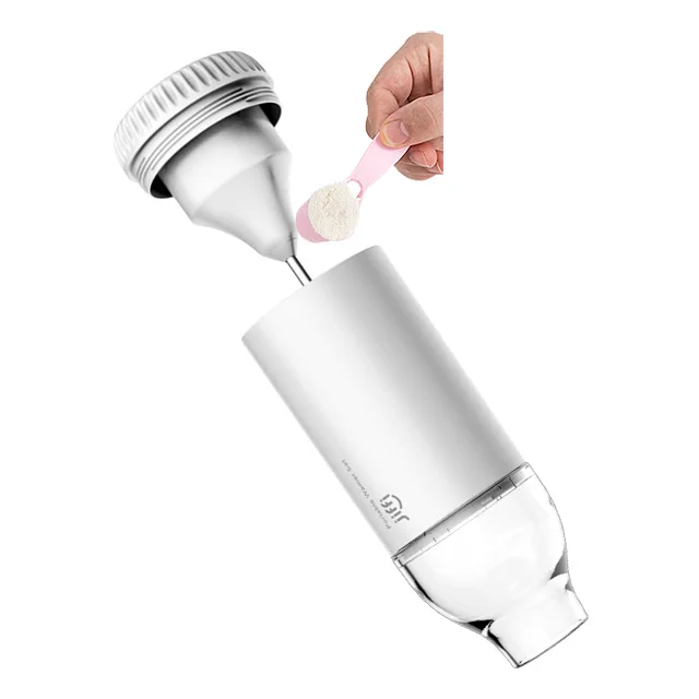 Hot Sales Protein Powder Container Pattern 100% Eco-friendly Portable Baby Bottle Warmer Print Support No Handle Everyday White