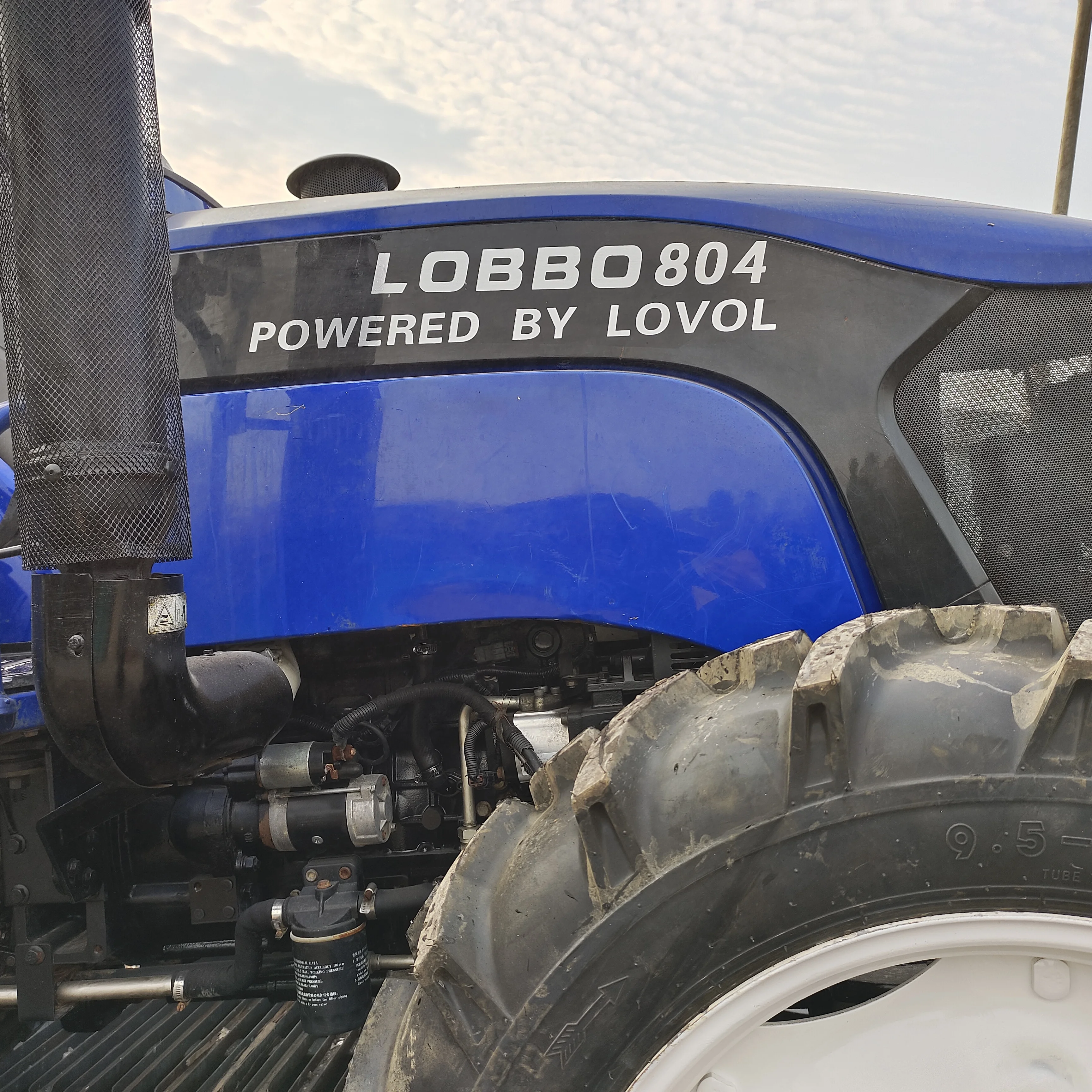 80HP Used Tractor Foton Lovol Agriculture Machinery Second-hand  Tractors