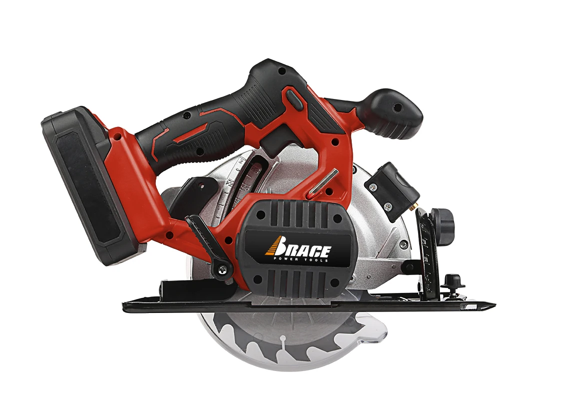 rechargeable battery power 165mm brushless electric cordless wood compact circular saw for metal with battery and charger