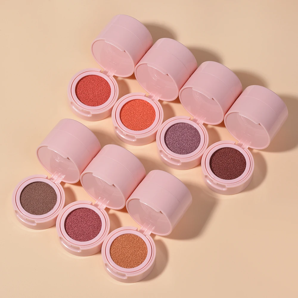 Hot Selling OEM Magic Makeup Liquid Vegan Blush Cream Waterproof Cheek Tint Heart Stamp Cushion Blush Private Label