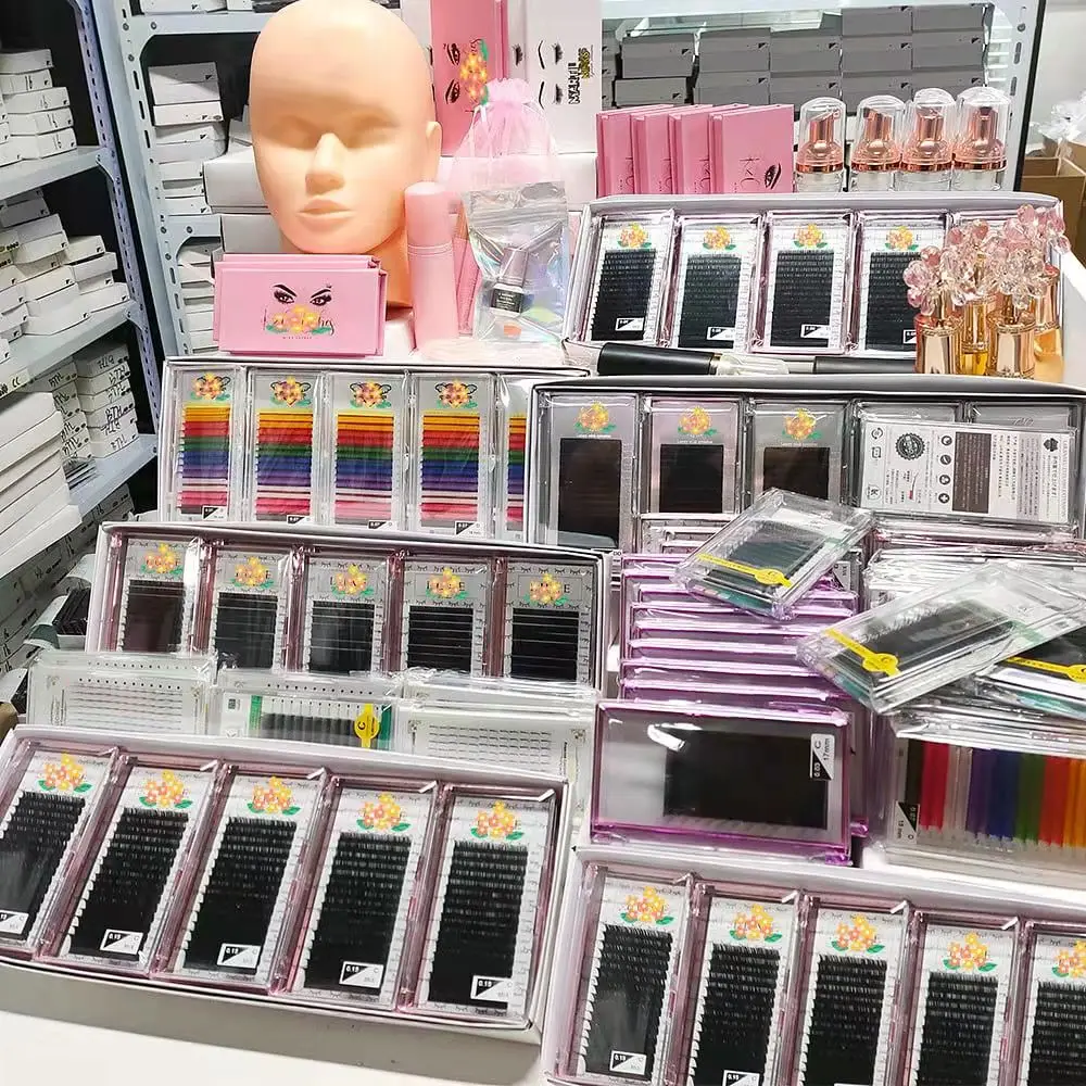 Lashextensions Individual Eyelash Extension Trays 3-Russian volume lash las extension supplies private label