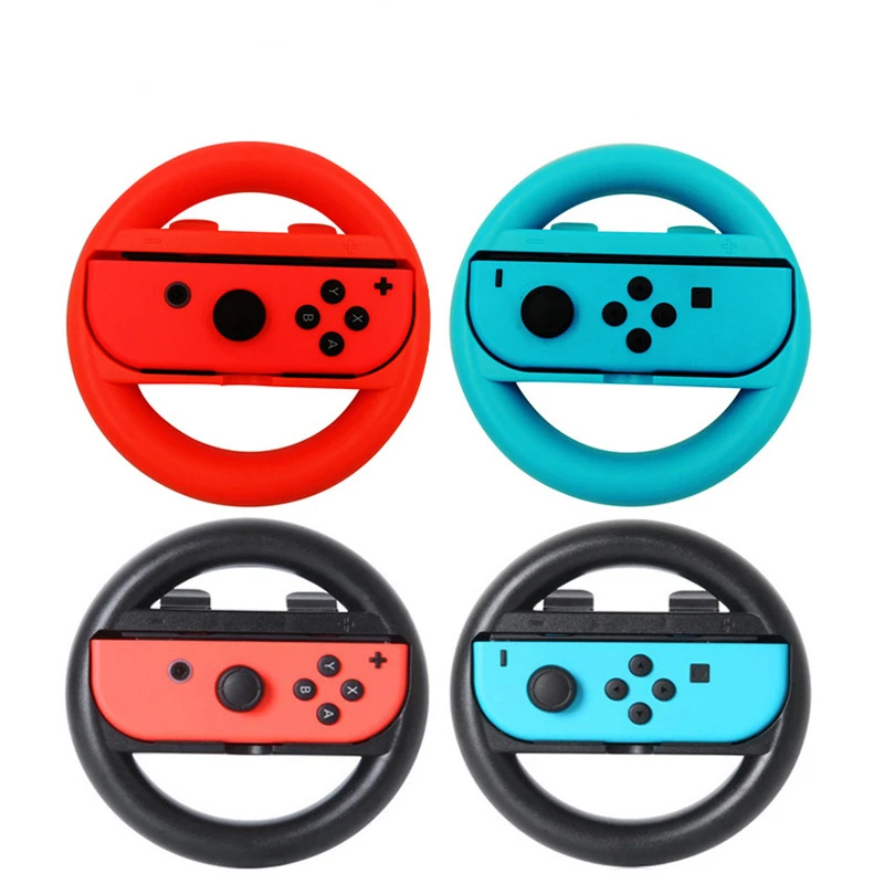 New Arrival 2 Pack Gaming Steering Wheel Video Game Accessories for Nintendo Switch Joy-con Controller
