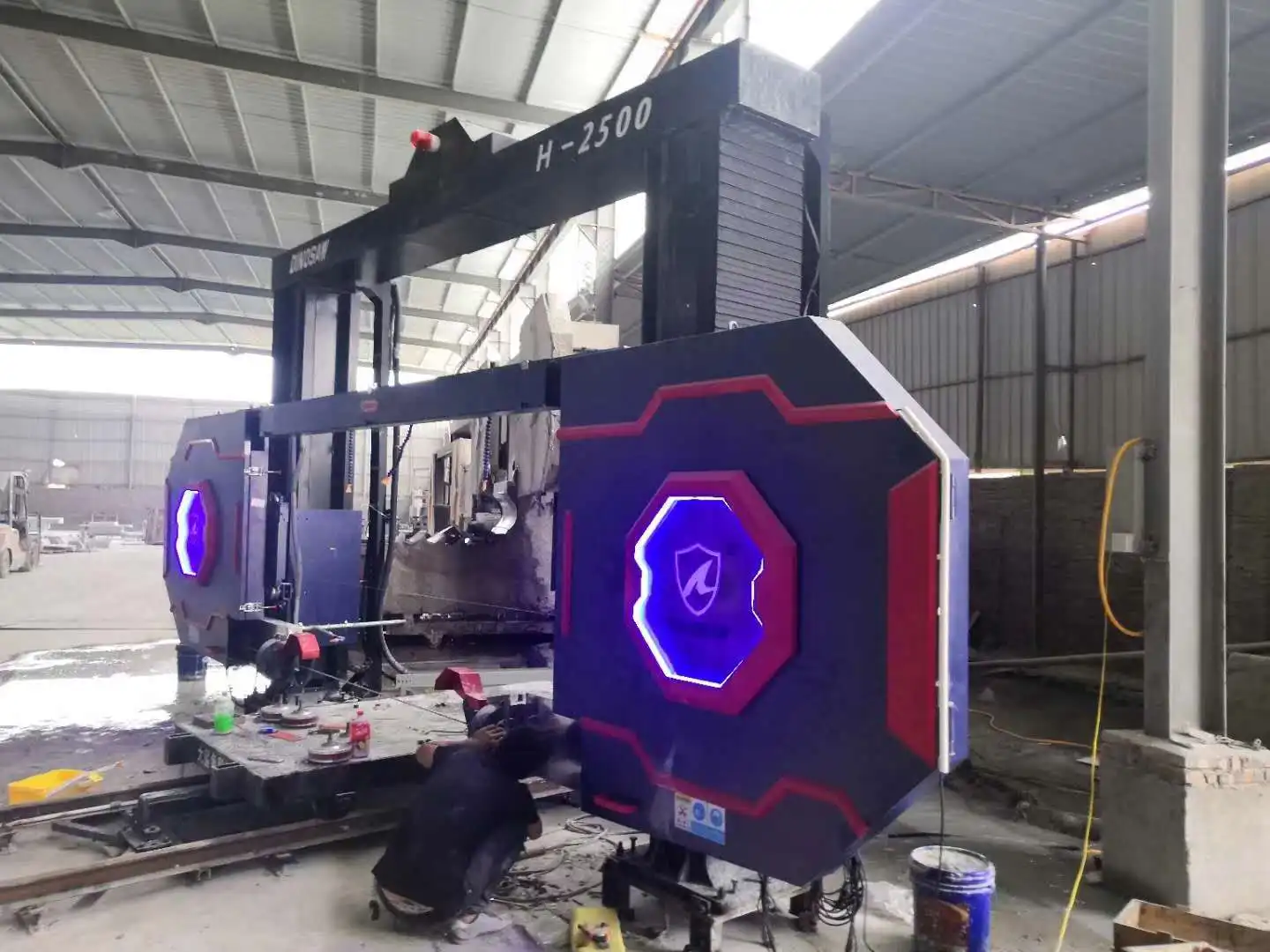 Xiamen machine for stone cutting marble granite cutter Numerical Control Stone Wire Saw Machine