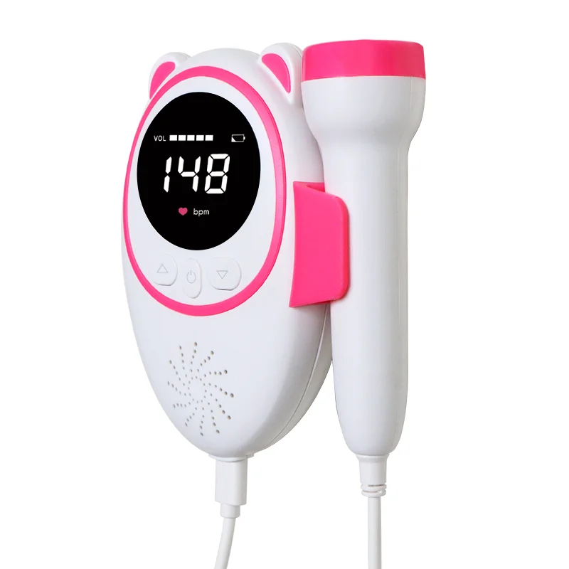 Высокочувствительный шумоподавление Bluetooth домашний уход Цифровой фетальный допплер фетальное сердцебиение беременность ультразвуковое приложение для детей
