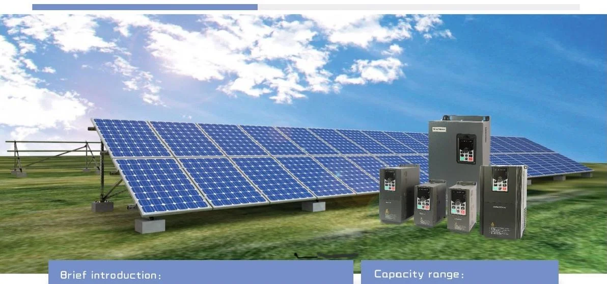 DC to AC 3 phase 380V 220V MPPT solar water pump inverter 22kw 7.5kw 11kw VFD with variable frequency