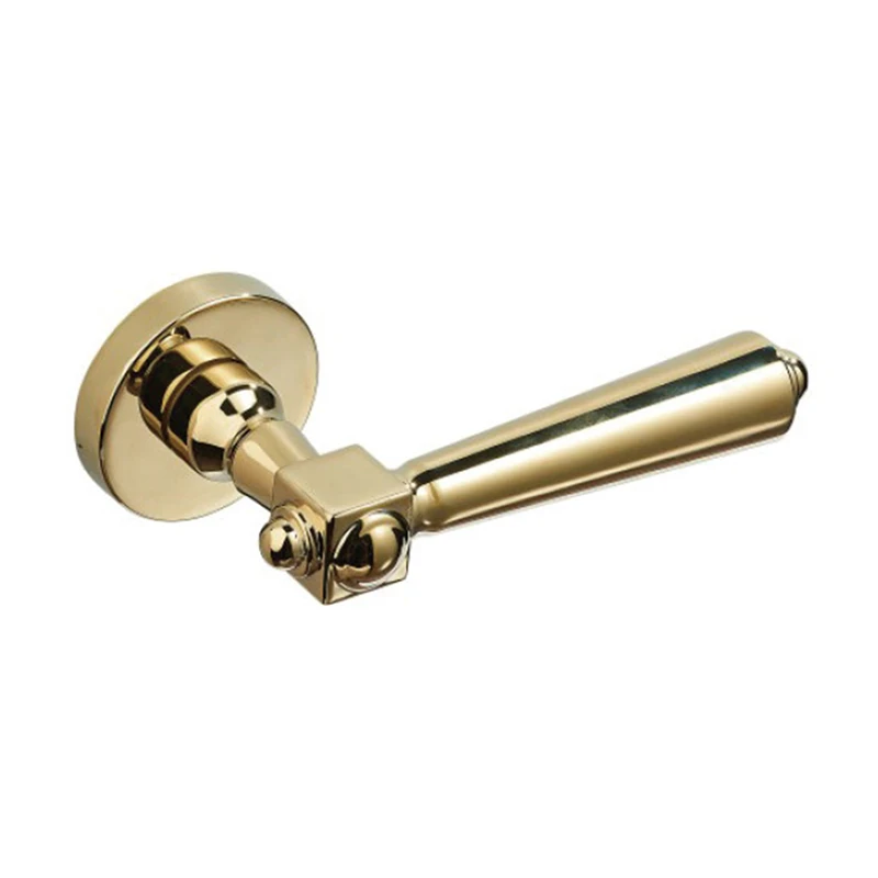 Luxury door handle gold zinc alloy material villa European style handle beautiful luxury handle