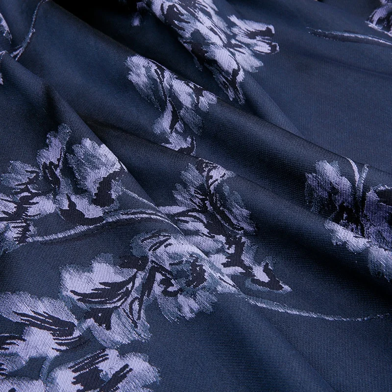 TDD559M-L Modern Design Textile Elastic Satin Polyester Jacquard Fabric