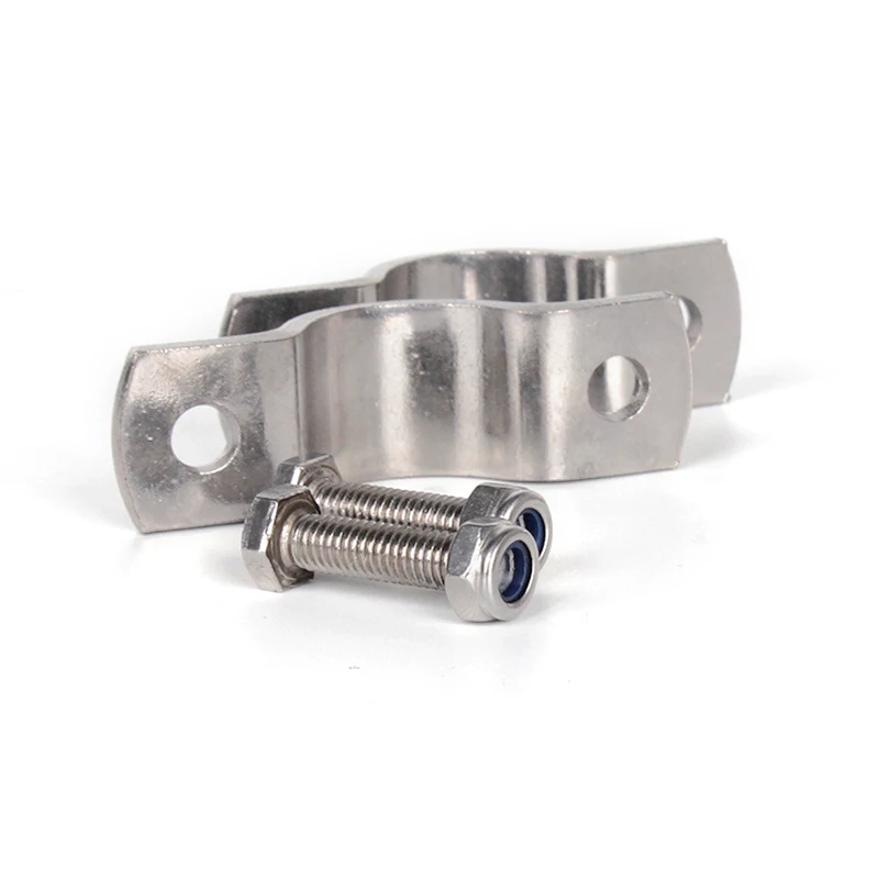 Heavy duty Galvanized strap U type pipe tube clamps quick release tube saddle pipe clamp water hose clamp