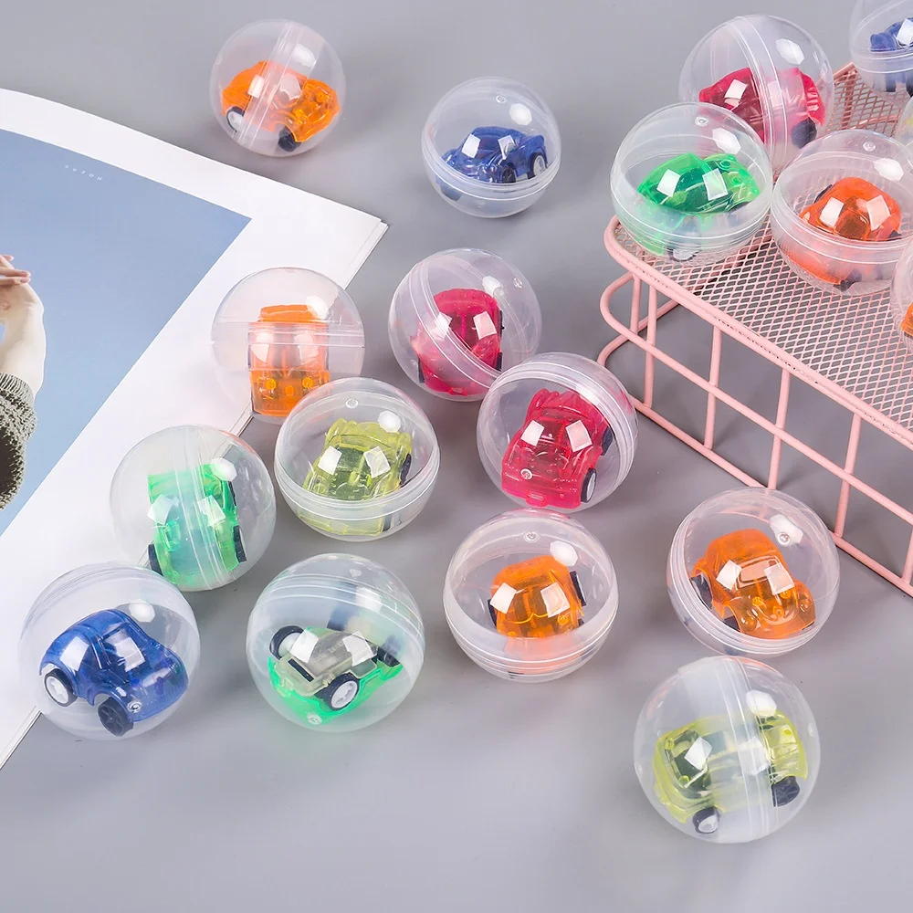 50MM capsule toy vending machine Children Gifts Plastic Egg Toys Mix Different Cols Capsule Toys with Car