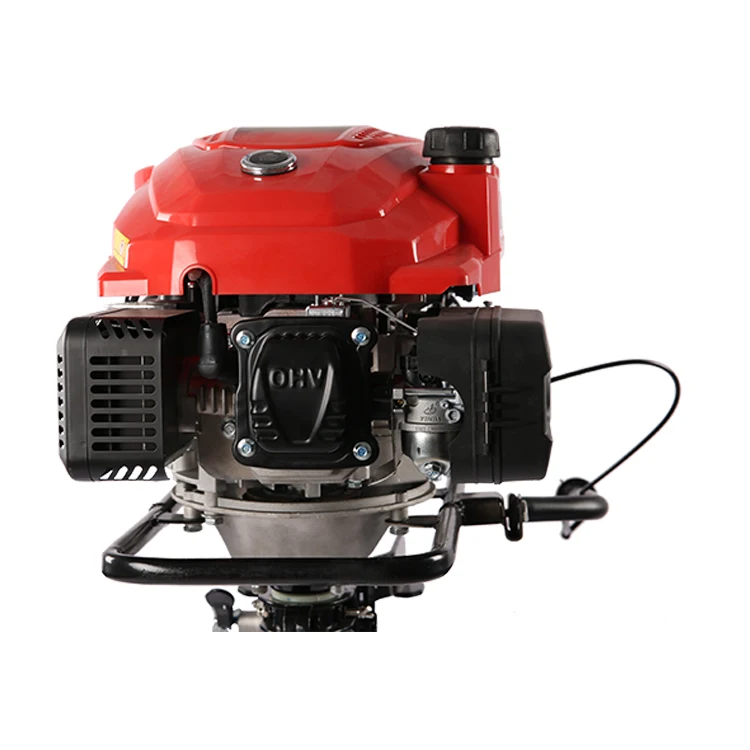 Fisherman used boat to fish haitang lake 196cc outboard engine