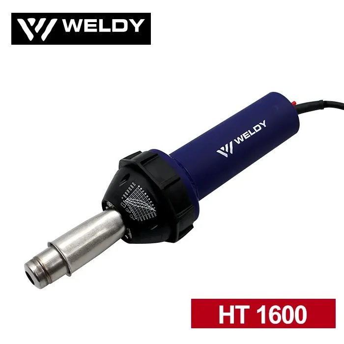 Swiss Weidi WELDY Straight Hot Air Gun Welding Gun HT1600 Watt PP PE PVC PFA Tetrafluoro Plastic Welding Gun