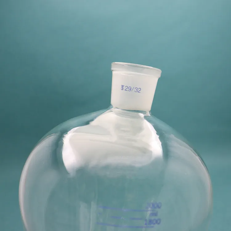 Factory Direct sales glass pear-shaped separating funnel PTFE piston oil separation