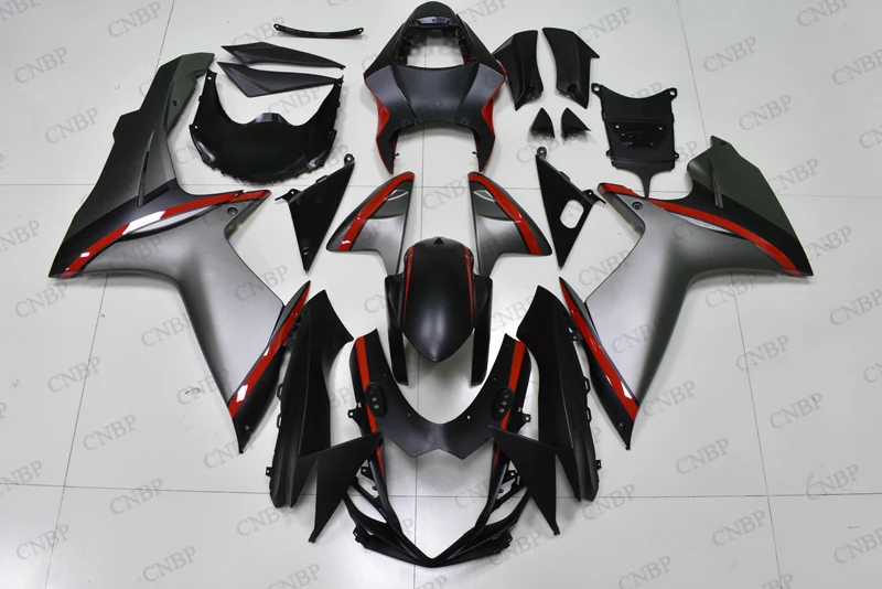  GSXR600 13 14 Обтекатели GSX R 600 2011 обтекатель 750 - 2017 K11 из АБС-пластика черный серебристый