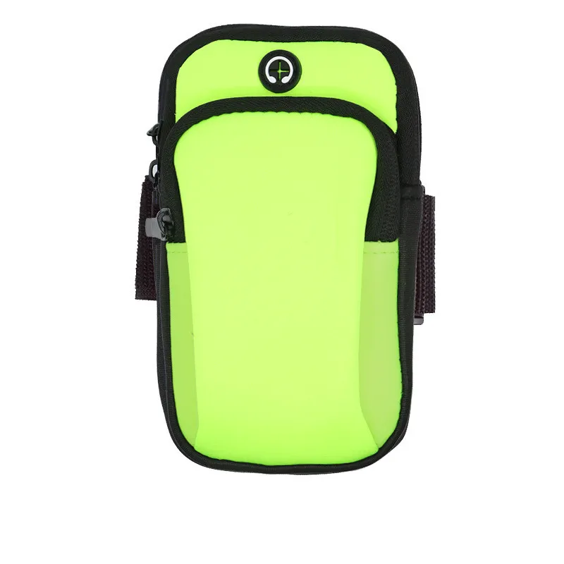 Neoprene running jogging gym sport mobile arm bags with headset hole