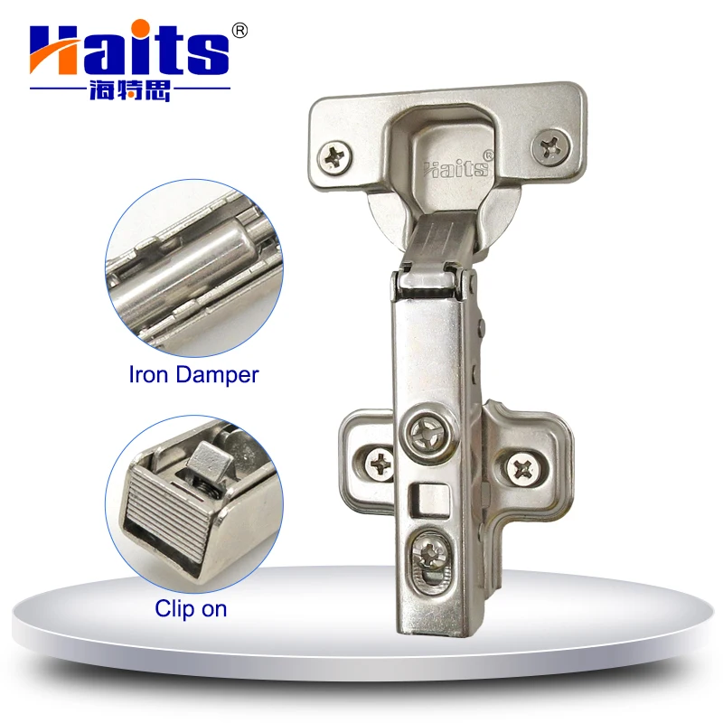 Furniture Hardware 35mm Soft Close Clip On Cabinet Hinge Concealed Hydraulic Kitchen Cabinet Hinge