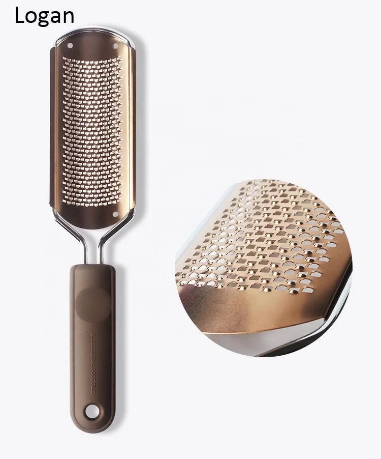 
Rose gold copper plate foot rasp file callus dead skin rasp removal 