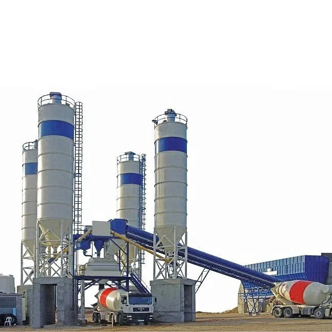 Engineering & Construction Machinery 90m3 120m3 Belt Conveyor Central  Concrete Batching and Mixing Plant