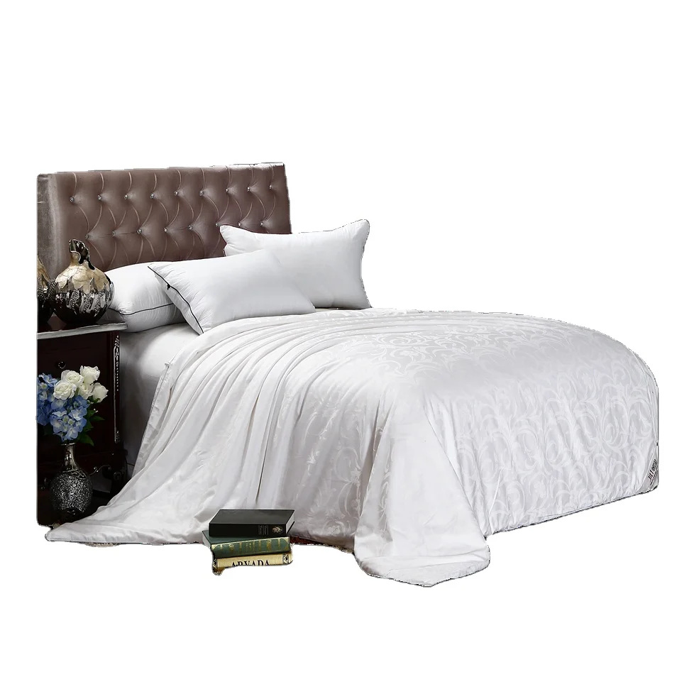 Tussah Silk-Filled Duvet/Quilt with Premium Cotton Shell,for Summer150x210cm Filling Weight300g Ultra Soft Naturally