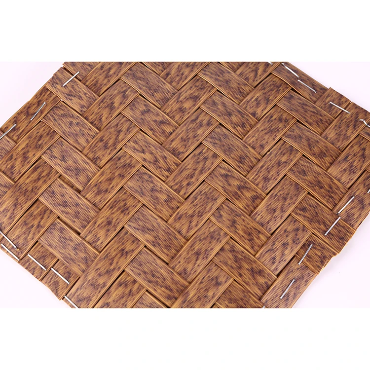Wall and Ceiling Weaving Panel Sheets Synthetic Woven Straw Mat