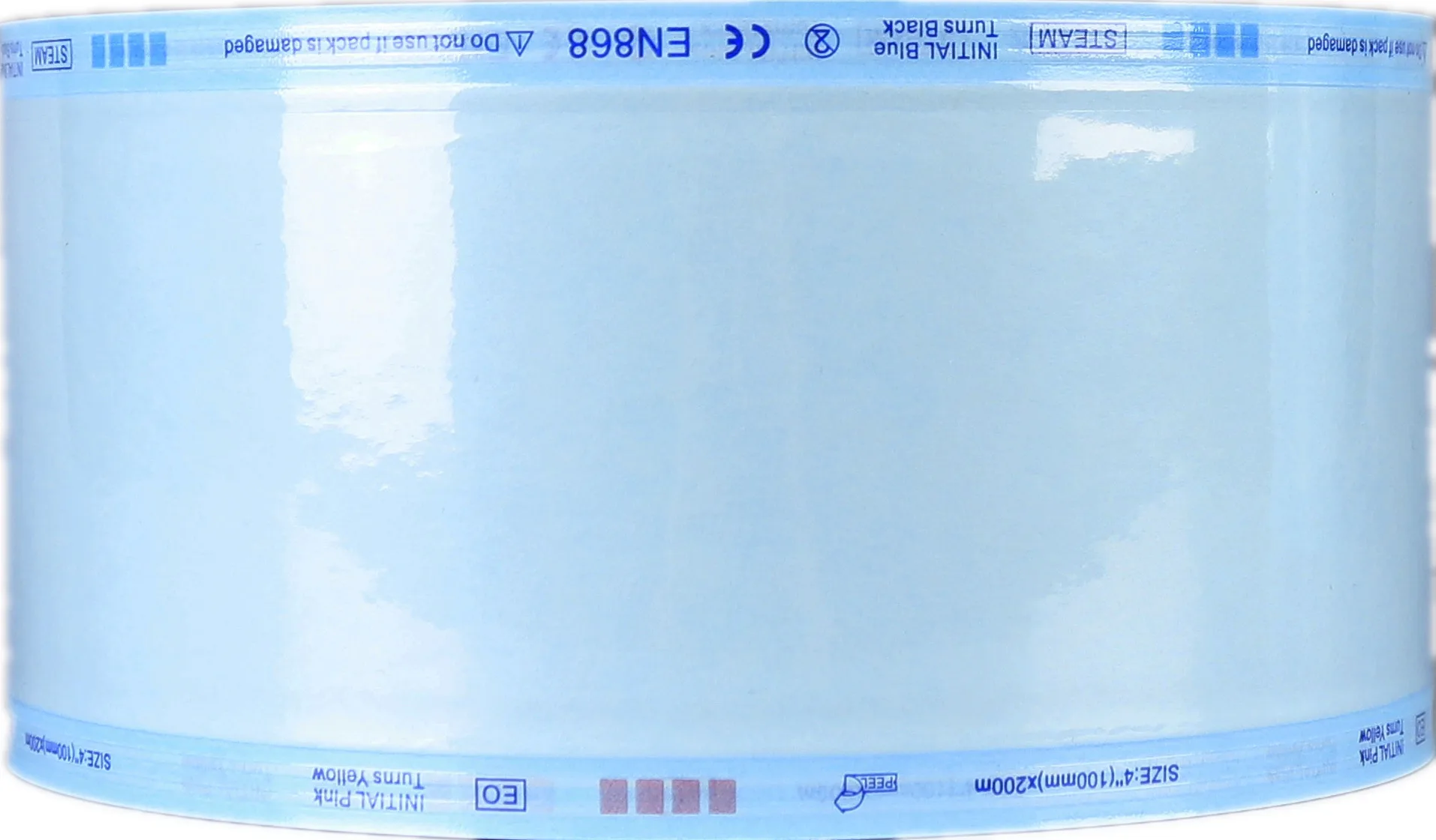 Flat sterilization Reel, Steam EO Sterilization Method, Autoclave Sterilizer Bags for Dental Medical Spa Tattoo Implements