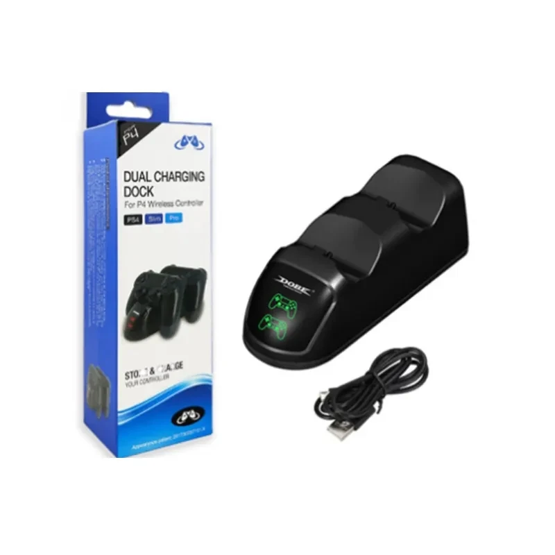 TP4-889 LED Light Indicator Micro USB Cable For PS4/PS4 Slim/PS4 Pro Charging Station Dock Base For PS4 Controller Charger