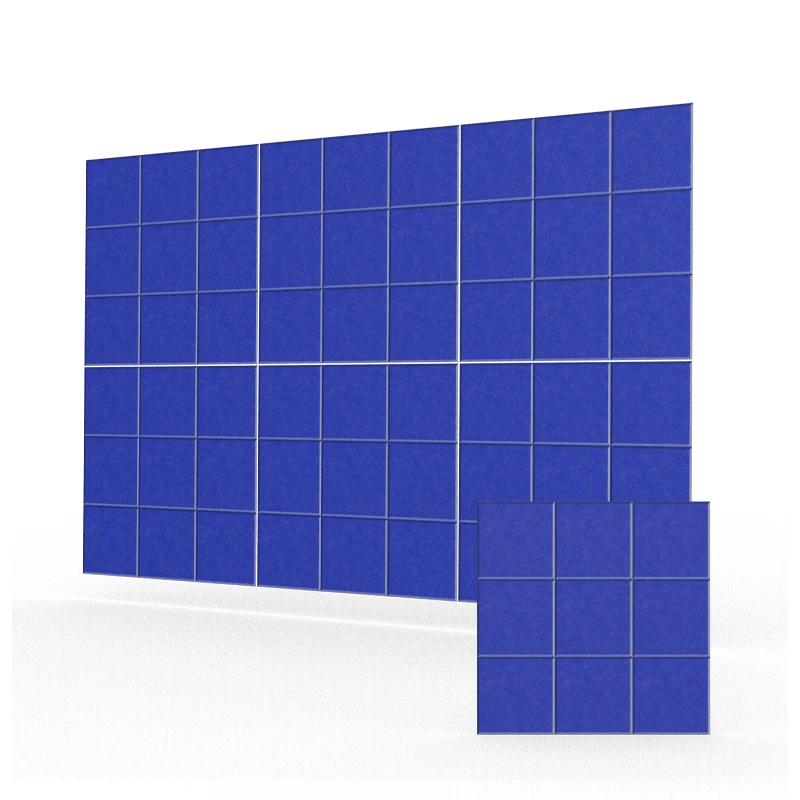 9mm fabric pet acoustic felt panels sound insulation auditorium diffuser acoustic soundproof panel studio acoustic panels white