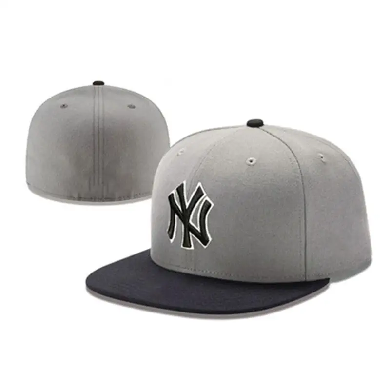 Wholesale customized in stock High Quality Custom Embroidery Logo 6 Panel Hip Hop Flat Brim Snapback Sports Hat Cap