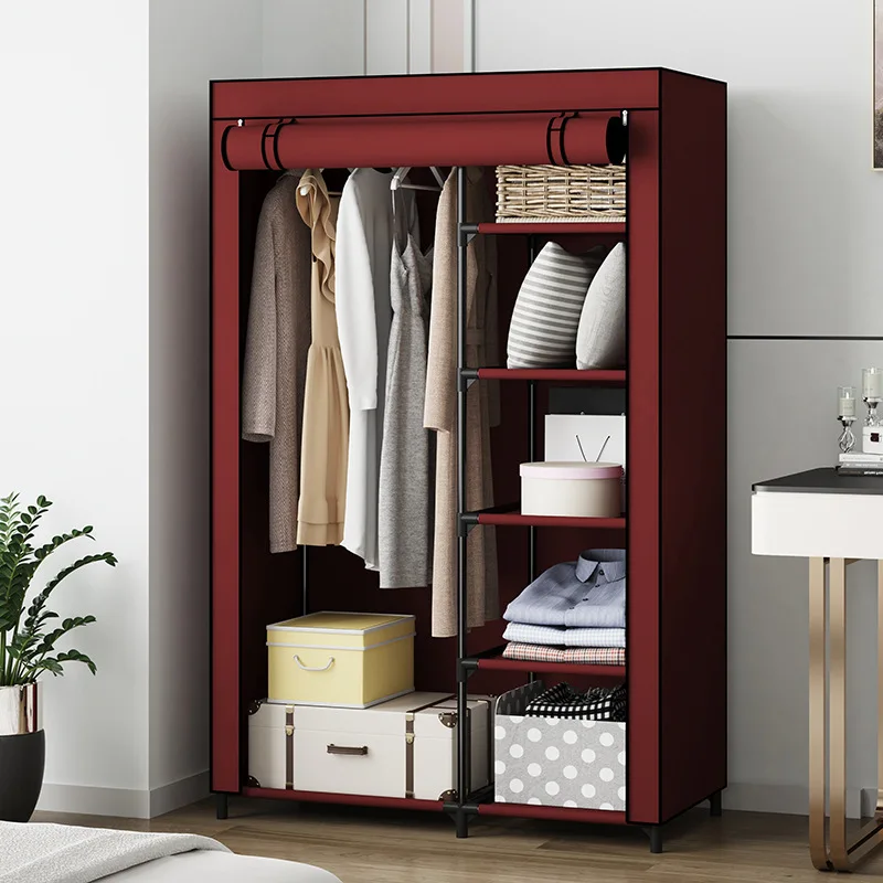 fabric wardrobe storage closet garment rack shoe rack shoe cabinet Storage cabinet