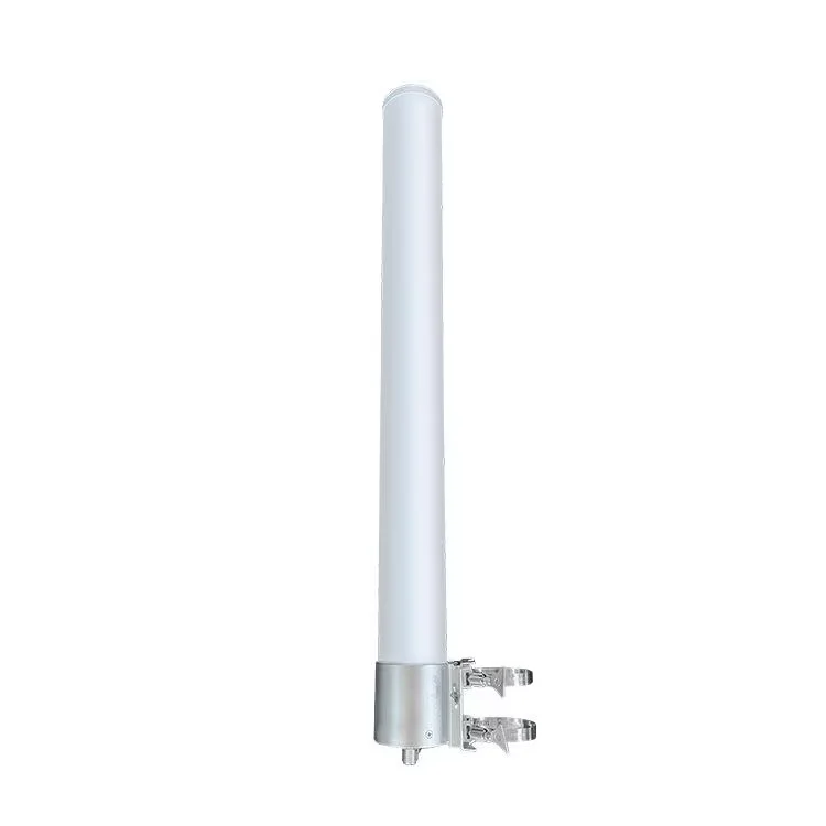 High gain 5.8G omni fiberglass antenna 10DBI for hotspot vertical dual band saudi arabia internet external 50km 360