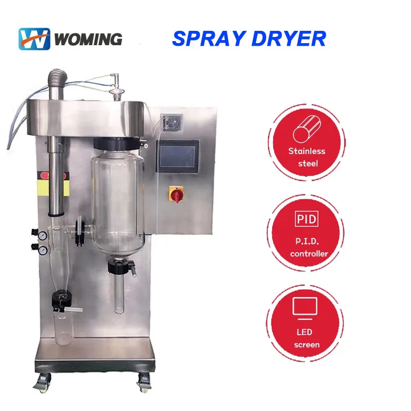 Womig Mini Lab Spray Dryer Machine 2L Milk Egg Powder Spray Dryer Price
