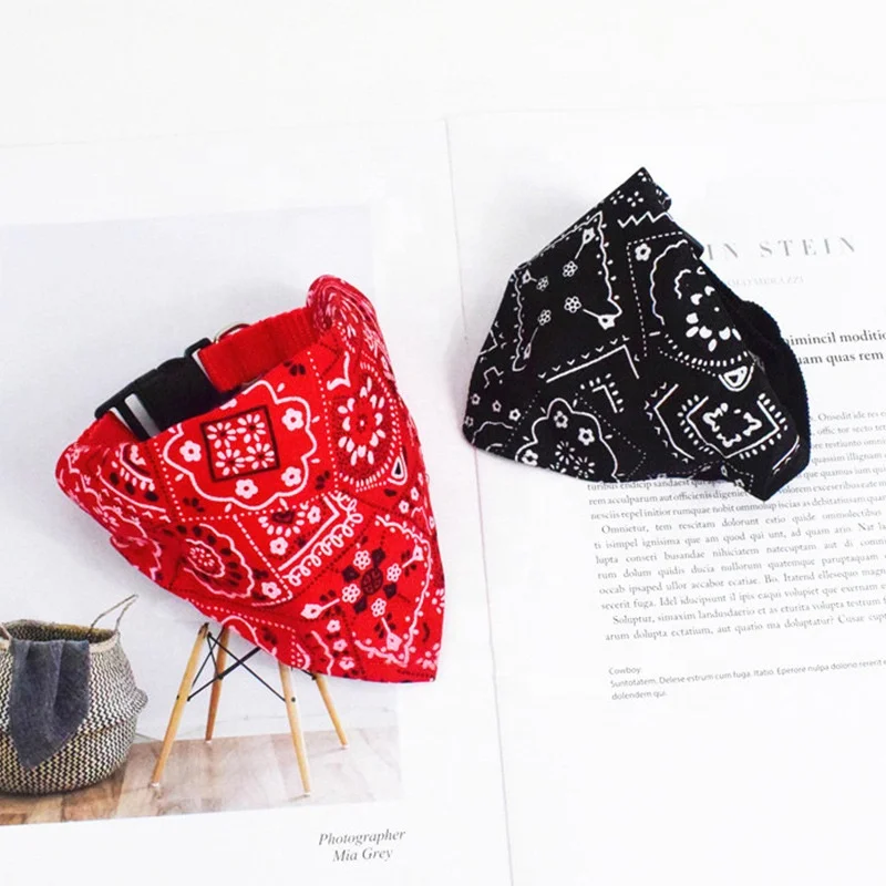 High Quality Adjustable Pet Dog Triangular Bandage Puppy Cat Scarf Bandana Collar Pet Dog Scarf for Pet