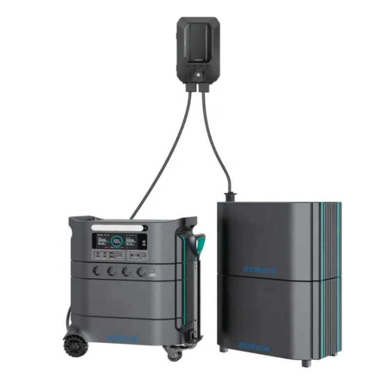 Portable 5000W Station MPPT Solar Panel Car Charger Pure Sine Wave RV Port Flashlight External Battery Home Emergency Camping