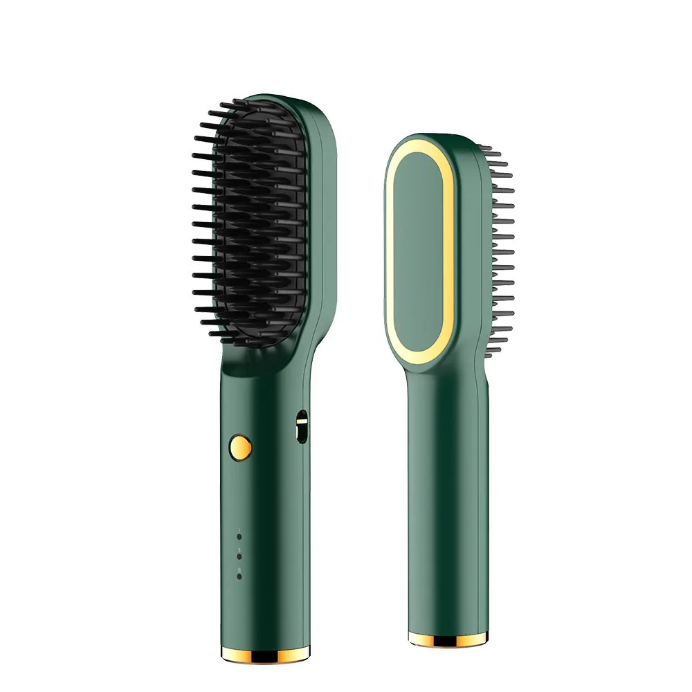 Lightweight and convenient anti-perm straight hair comb household curling comb Wireless Hair Thermal Brush
