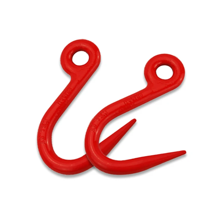 Alloy steel hook ring Steel pipe hook A ton of round eyed Eye foundry hooks for lifting