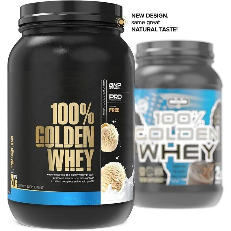 OEM 100% Premium Whey Protein Powder Serving Whey Hydrolysate Isolate Golden pre work out Whey Protein Powder