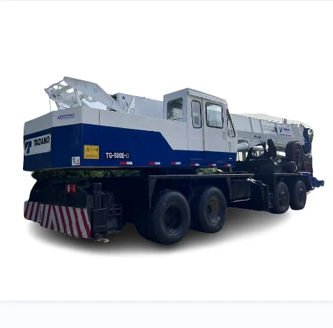 used Japan TG500E Mounted Truck Crane  QY50K QY70K Original 50 Ton