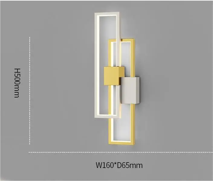 Wall light Master bedroom bedside light simple modern design living room TV background wall light Interior wall lantern