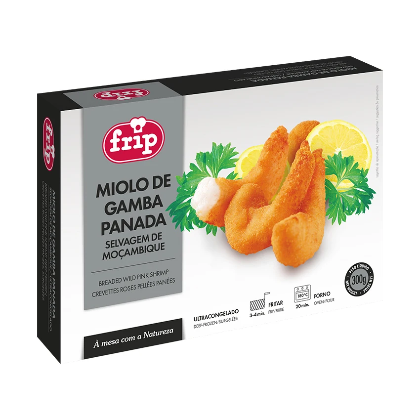 Этикетки для замороженных продуктов, розовые креветки, замороженные продукты, экспортные товары для морепродуктов с высоким качеством и строгим контролем