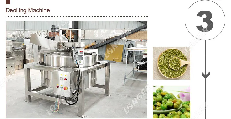Industrial Electric Fryer Peanut Kaju Frying Machine Green Pea Frying Machine