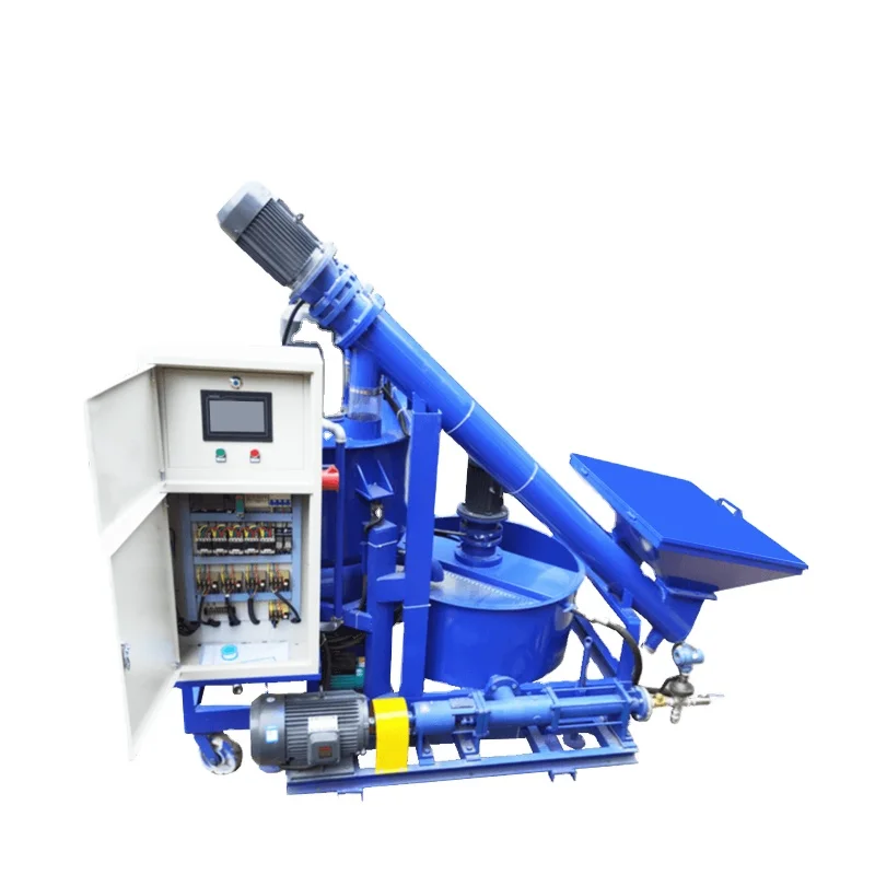 Automatic loading CNC circulating mixing intelligent grouting machine stand Intelligent grouting trolley Mixing equipment