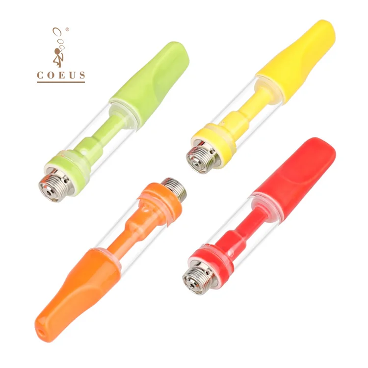 Лидер продаж, картриджи для электронных сигарет, 1 мл, вейп-ручка с резьбой 510, лучший стеклянный атомайзер для вейпа CBD