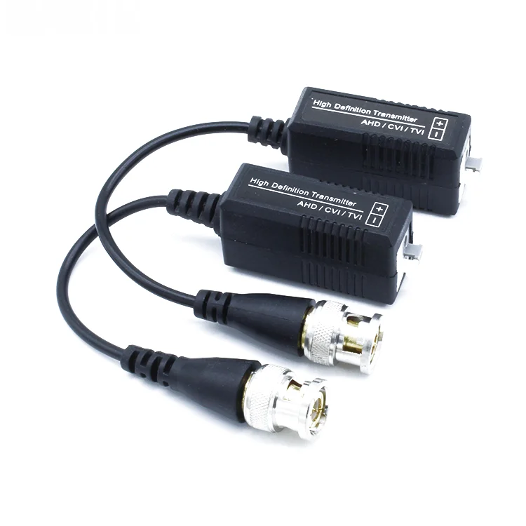 Surveillance Accessories 1ch Passive Price AHD TVI CVI HD BNC to RJ45 Converter 4k blue hdcvi video balun