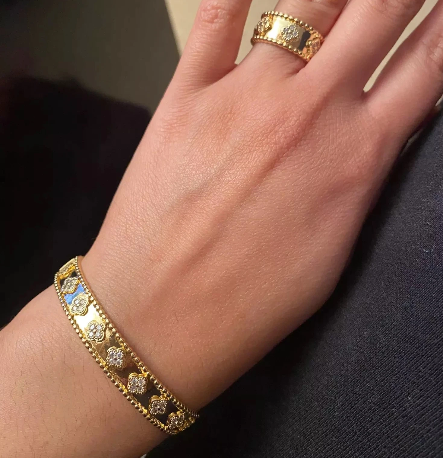 Женские кольца с калейдоскопом 3A фианит высокое качество в форме цветка женское кольцо Модные ювелирные