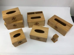 Eco Friendly Custom Bamboo Tissue Box Holder Tissue Wooden Display Box Hot Selling Wholesaler