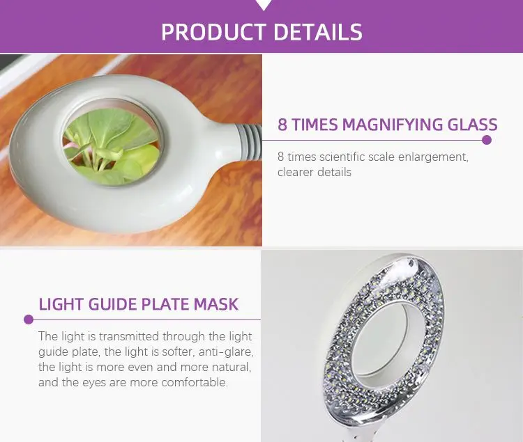 WX-102 Beauty Equipment High Quality Floor LED Tattoo Lamp Floor Lamp Zoom LED Tattoo Lamp Wholesale