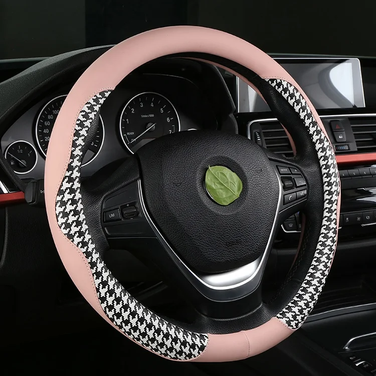 Good Quality Fashion Steering Wheel Cover 2024 New Design car steering wheel cover Suede steering wheel cover