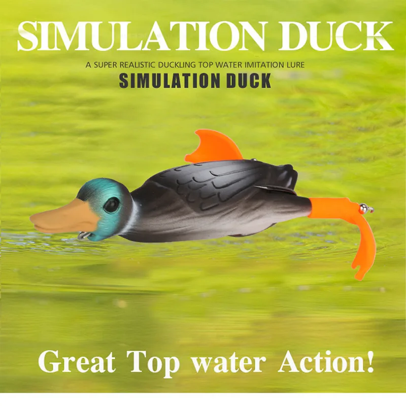 10cm 18.5g Floating Duck Fishing Lure Crankbait Baits Swim baits Top water Wobbler Fishing Tackle Isca