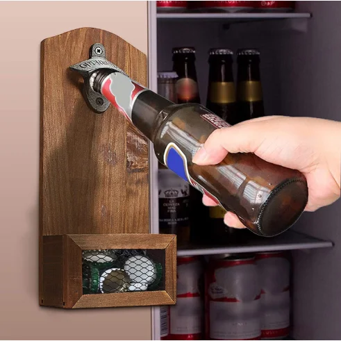 Easy to open promotional custom rectangular engraved beer bottle opener aluminum blank