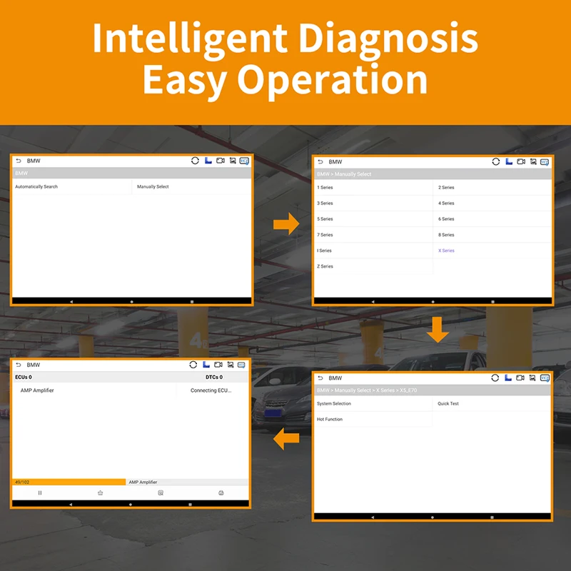 High-quality diagnostic tool for car NS366S similar to thinkdiag automotive diagnostic device with tablet