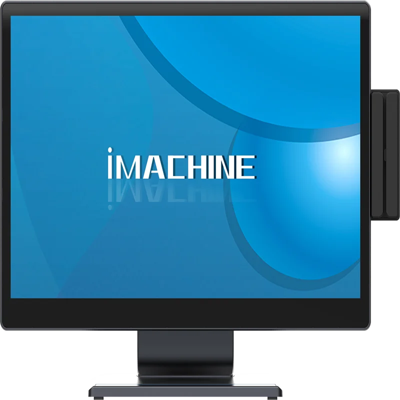 15.6 '+10.1' HD dual touch screen pos terminal windows 11 OS dual screen with J6412 i3 i5 i7 CPU with vesa wall mount desktop